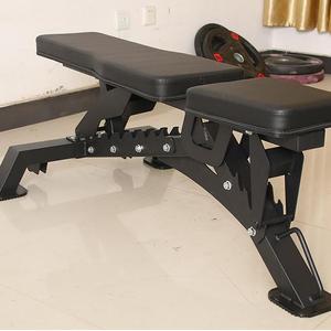 Коммерческая регулируемая скамья для гантелей, набор для жима штанги со штангой и скамейкой, складная стойка для приседаний - Product Image 6