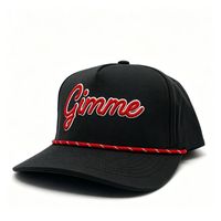 Gorra de Golf Premium de Perfil Alto de Secado Rápido, Sin Perforaciones, Visera Sólida, Bordado Personalizado, Estilo Urbano