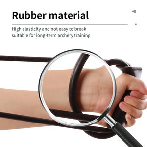 양궁 엑서사이즈 트레이너 고무 밴드 플라스틱 보우 라이저 강도 풀러 초보자를위한 야외 스포츠 사냥 연습 장비 - Product Image 3