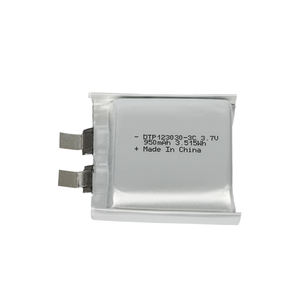 Batería de Litio de Alta Capacidad 3C-123030 3.7V 950mah, Fabricante OEM para Juguetes, Suministro Directo de Fábrica de Polímeros - Product Image 1