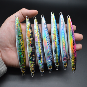 JIGGINGSOUL-RTS318-60g80g stampa bionica 3D che affonda velocemente esca rigida artificiale lenta tonno sardino grande mestiere verticale - Product Image 5