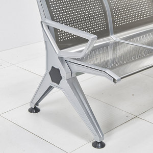 Silla de Espera de Aleación de Aluminio Yijiahao de 3 Plazas con Respaldo, Asientos Públicos - Product Image 5