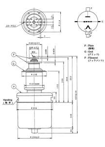 Machine de Soudure à haute Fréquence En Métal En Céramique <span class=keywords><strong>Triode</strong></span> de Vide 8T87RB - Product Image 5