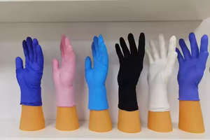 Guantes De examen De nitrilo negro 6Mil Guantes De nitrilo Guantes De tatuaje Caja Médica Sin polvo Guantes No Esteril Luvas De Nitrilo - Product Image 2