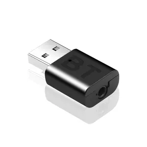 HG BT5.0 Bluetooth Adapter Penerima Audio Nirkabel Fungsi Ganda Bluetooth 5.0 USB Dongle untuk Speaker