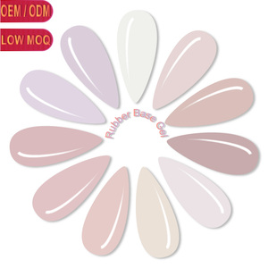 Lichte Kleur Nude Rubber Base <span class=keywords><strong>Coat</strong></span> en <span class=keywords><strong>Top</strong></span> <span class=keywords><strong>Coat</strong></span> UV Gel Polish OEM Custom Logo Nagels Art Vegan CPNP Functionele Gel Lak - Product Image 4