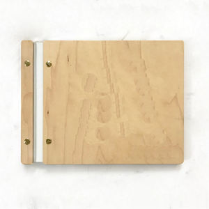 Benutzer definierter Name Holz hochzeits gästebuch Personal isiertes Hochzeits album Gästebuch für Willkommen geschenke und Werbeaktionen - Product Image 2