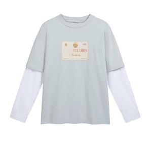 T-shirt casual da uomo <span class=keywords><strong>AC</strong></span> 1996, edizione correttiva, effetto invecchiato, 280 grammi, traspirante, a maniche lunghe, abbigliamento trendy. - Product Image 1
