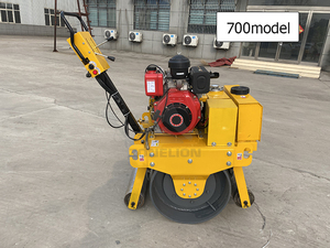 Mini compactador de un solo tambor de 0,35 toneladas, fácil de operar, rodillo de carretera de alta eficiencia de compactación - Product Image 5