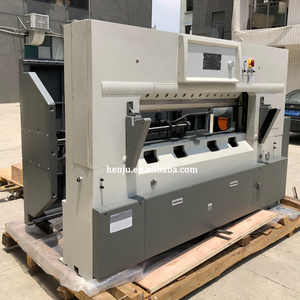 Prix industriel Timbre Flexo Docon Stripes Cylindre Aper Carton Carton Papier Double Hydraulique Machine De Découpe De Papier Ventes - Product Image 3