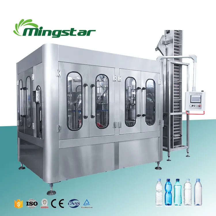 Plantaardige Prijs Automatische Drinkwater Maken Apparatuur Bottelmachines Waterfles Vulmachine