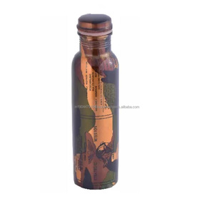 Botella de agua de cobre puro de alta calidad disponible diferentes estilos Hotel hogar cocina Mesa - Product Image 4