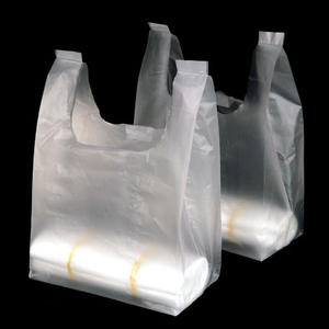 <b>Plastic</b> Food <b>Bag</b> Supermarket <b>Plastic</b> <b>Bag</b> Printed Vest Handles LDPE/HDPE Shopping clear <b>Plastic</b> <b>Bag</b> - Product Image 1