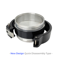 NOUVEAU Assemblage rapide de pince hd en aluminium sans goupille pour système de tuyauterie d'intercooler Turbo