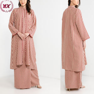 2023 élégant moderne malaisie femmes robe musulmane à manches longues robe femmes musulman modeste Baju Kurung - Product Image 1
