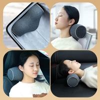 Relaxant pour le cou et les épaules avec thérapie magnétique, taie d'oreiller en mousse à mémoire de forme, dispositif de traction cervicale, oreiller de massage en mousse pour étirement du cou