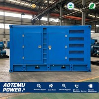 Groupe électrogène diesel monophasé 40 kW, démarrage automatique, faible bruit, vitesse 1500 tr/min, tensions variées