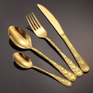 Stainless Steel Cutlery Set European Style Dishwasher Safe For Catering Steakhouse Western Restaurant - Product Image 2
