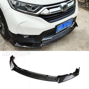 Alerón Delantero para HONDA CRV, Aspecto de Fibra de Carbono, Pieza de Modificación para HONDA CRV 2017-2019, Cubierta de Parachoques, Accesorios para Automóviles - Product Image 4