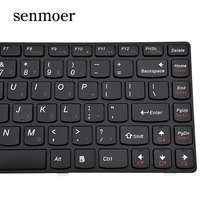En stock, vente en gros, clavier pour ordinateur portable Lenovo Ideapad B470 B475 G470 G475 V470 B490 avec cadre, disposition américaine, noir