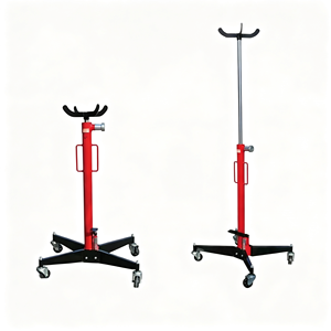 Cric de transmission hydraulique EFON 1 tonne à levage élevé, type berceau, avec chaînes de sécurité en acier pour voitures et camions à 4 roues - Product Image 1