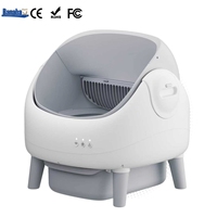 Bac à litière intelligent autonettoyant Banabapet, système de toilette automatique pour chat à ouverture supérieure, contrôle à distance par application, capteur de gravité