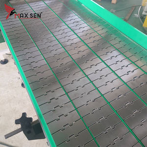 Maxsen çin üretilen SUS 304/201 paslanmaz çelik zincirli konveyör masa üstü biriktirme Slat üst gıda kullanımı için - Product Image 4