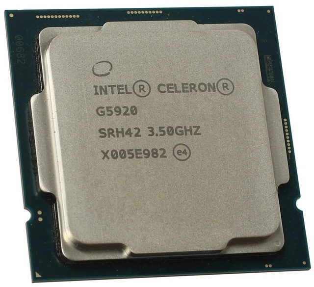 Used/refurbished for Intel Celeron Processor G5920/SRH42 Dual-Core with 2M Cache 3.5 GHz FCLGA1200 TDP 58W for Desktop in Stock