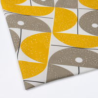 Tissu extensible en maille de soie de lait respirant à imprimé géométrique, en polyester et élasthanne, pour housses de chaise et de canapé personnalisables