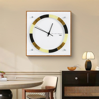Jam dinding Digital akrilik 30*30cm, dekorasi rumah Modern Mural sederhana tidak berisik ruang tamu dapur kantor jam Dekorasi