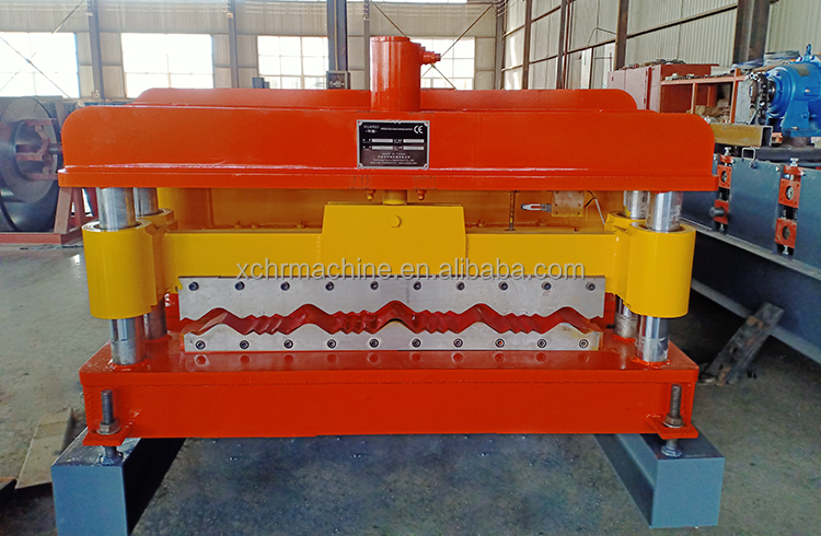 Zinc-coated arc roof sheet making machinery corrugated metal sheet forming machine