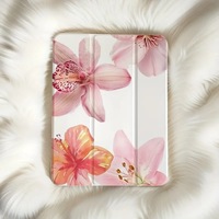 Étui de tablette antichoc IP007 motif floral pour iPad Air 11 (10e génération, 10,9 pouces) compatible avec le commerce transfrontalier, 70 % de réduction