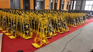 Penjualan laris troli tangan lipat perak murah dengan kapasitas 200 kg truk karung penghemat ruang untuk gudang & pengangkutan pengiriman - Product Image 3