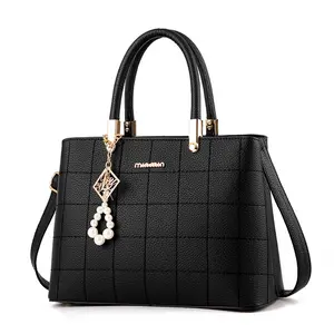 2024 New Arrival Famous Brand Designer High Quality Pu Leather Ladies Hand Bags Square Handbag The Tote Purse Bag