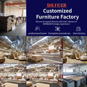 Gabinetes de Cocina Modernos Modulares de Madera Maciza con Isla, <span class=keywords><strong>Encimera</strong></span> de Mármol y Puertas de Acrílico, Almacenamiento de Despensa Personalizable - Product Image 3