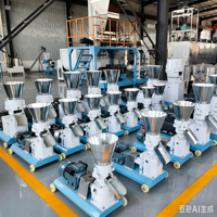 Nueva Máquina de Pellets Agrícolas de Alta Resistencia con Motor de Cobre Puro, Salida Antiderrames, Tamaño de Pellets Personalizable, Procesamiento de Alimentos para Granjas