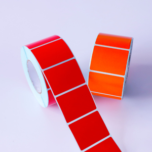 Tùy Chỉnh Đầy Màu Sắc Trực Tiếp Nhiệt Dot Sticker Trắng Màu Xanh Lá Cây Màu Hồng Vòng Tròn Màu Vàng Nhiệt Nhãn Màu Cuộn - Product Image 6