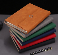 Cahier en cuir PU à feuilles mobiles personnalisé LOGO journal fabricant jaune papier journal bloc-notes calendrier porte-carte coffret cadeau