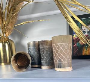 Corne à boire viking de 500 ml, style animal poli, écologique, forme naturelle, corne authentique pour bière et miad - Product Image 6