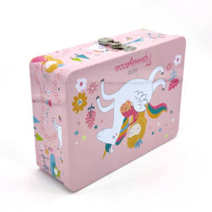 Mini fer blanc recyclable Vente en gros Protection de sécurité Boîte de caisse enregistreuse rectangulaire Serrure à clé Métal Vente en gros Boîte rectangulaire - Product Image 3