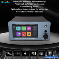 Probador de Inyectores Piezoeléctricos Common Rail Beacon I-GAP 200, Herramienta de Diagnóstico de Inyectores de Combustible Diésel con Pantalla Táctil HD de 7'' y 6 Modos de Prueba