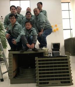 JHCOOL-refrigeración por aire por agua, Enfriador de aire industrial evaporativo ambiental - Product Image 5