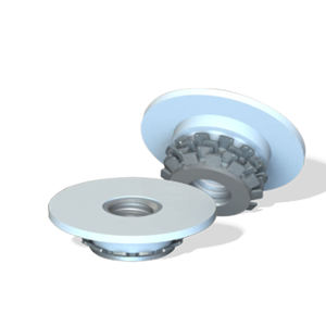 الصين مصنع رأس شفة الذاتي مرساة إدراج مع بوش البلاستيك - Product Image 1