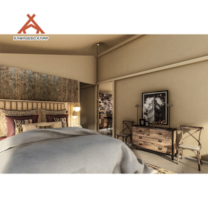 Tente de luxe Kawagebo <span class=keywords><strong>Kamp</strong></span> (KK) 42' x 30' pour <span class=keywords><strong>4</strong></span> personnes, en PVDF imperméable, pour safari, glamping, hôtel, resort, villa - Product Image 4