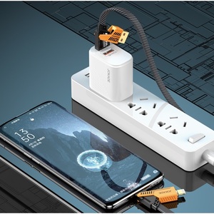 Câble de synchronisation et de charge rapide PD 100W 4 en 1, 1m, USB C vers USB A, Micro USB, Type C, transfert de données pour téléphone, tablette, ordinateur portable - Product Image 6