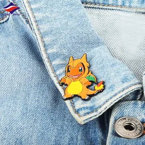Longzhiyu 15 Years Supplier Professional Custom Cartoon Badges Kawaii Little Monster Soft Enamel Pin Emblem Brooches Badge