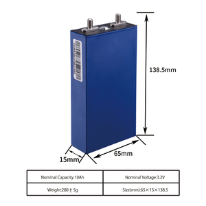 Bateria de Íon de Lítio LiFePO4 Prismática Personalizável 3.2V 5Ah 10Ah para RV <span class=keywords><strong>Solar</strong></span> com Pacote PCV - Product Image 2