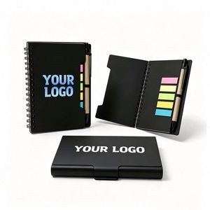 Custom Logo Spiral Notebook Multifunctional Sticky Notes Tabs With Pen <b>Notepad</b> Promo Office Business Gift Sticky Notes Book - Product Image 1
