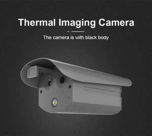 Máy Quay An Ninh Nhiệt Thân Màu Đen Tích Hợp Máy Quay Nhiệt Cctv Nhận Diện Khuôn Mặt Để Bán Mạng Kim Loại Ip <span class=keywords><strong>1080P</strong></span> H.265 4Mm CMOS - Product Image 6