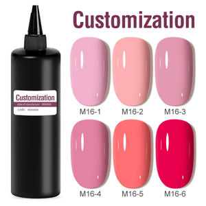 Ailanuo เซ็ตยาทาเล็บเจลยูวี LED แบบแช่โลโก้ได้6สีสั่งติดฉลากได้ตามต้องการ - Product Image 3